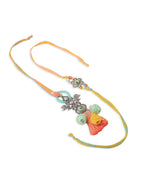 NVR Set of 2 Artificial Beads Traditional Bhaiya Bhabhi Pair Rakhi Combo | Grocsy