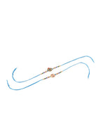 NVR Men Set of 2 Blue Artificial Stones & Beads Thread Rakhi, Combo for Rakshabandhan | Grocsy