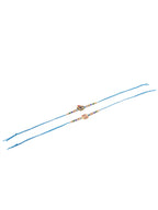 NVR Men Set of 2 Blue Artificial Stones & Beads Thread Rakhi, Combo for Rakshabandhan | Grocsy