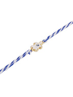 NVR Blue Evil Eye Men's Thread Rakhi, Combo for Rakshabandhan | Grocsy