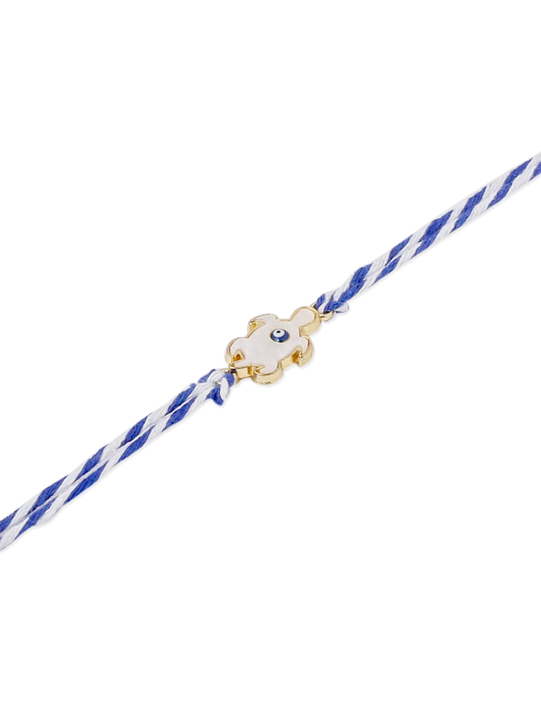 NVR Blue Evil Eye Men's Thread Rakhi, Combo for Rakshabandhan | Grocsy
