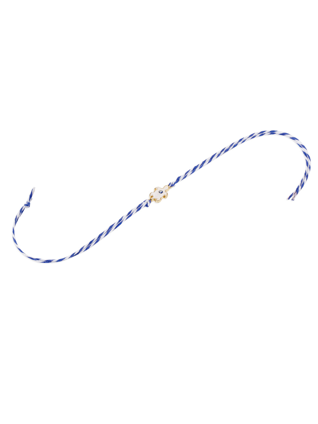 NVR Blue Evil Eye Men's Thread Rakhi, Combo for Rakshabandhan | Grocsy