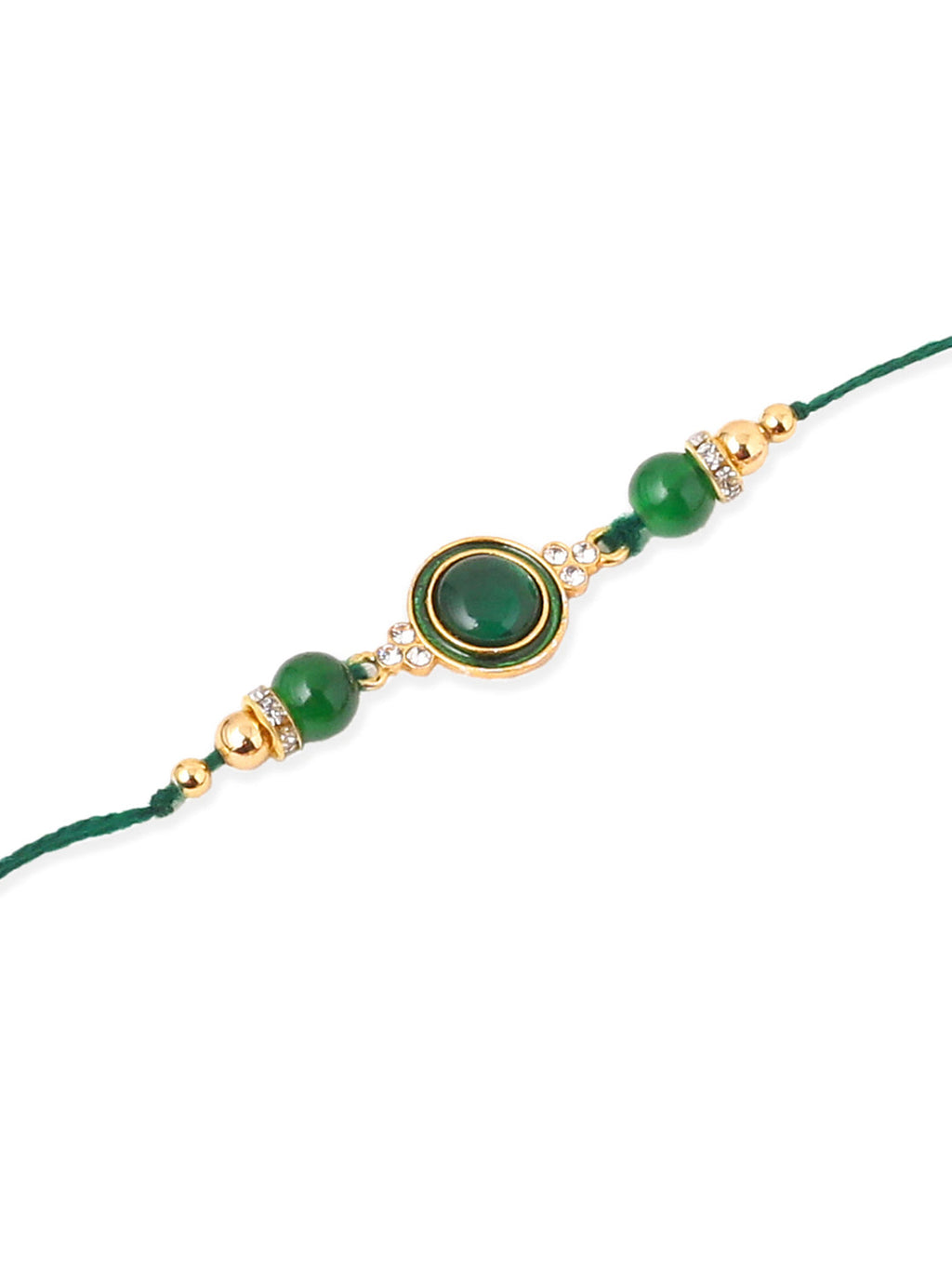 NVR Men Set of 3 Multicolor Artificial Beads & Pearls Thread Rakhi Combo | Grocsy