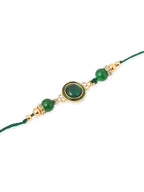NVR Men Set of 3 Multicolor Artificial Beads & Pearls Thread Rakhi Combo | Grocsy