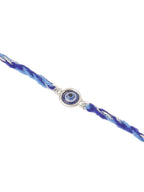 NVR Set of 2 Blue Evil Eye Bhaiya Bhabhi Rakhi, Combo for Rakshabandhan | Grocsy
