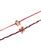NVR Kids Set of 2 Cartoon Character Blue & Red Thread Rakhi, Combo for Rakshabandhan | Grocsy