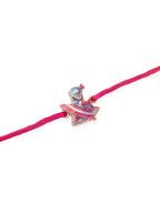 NVR Kids Set of 2 Cartoon Character Purple & Red Thread Rakhi, Combo for Rakshabandhan | Grocsy