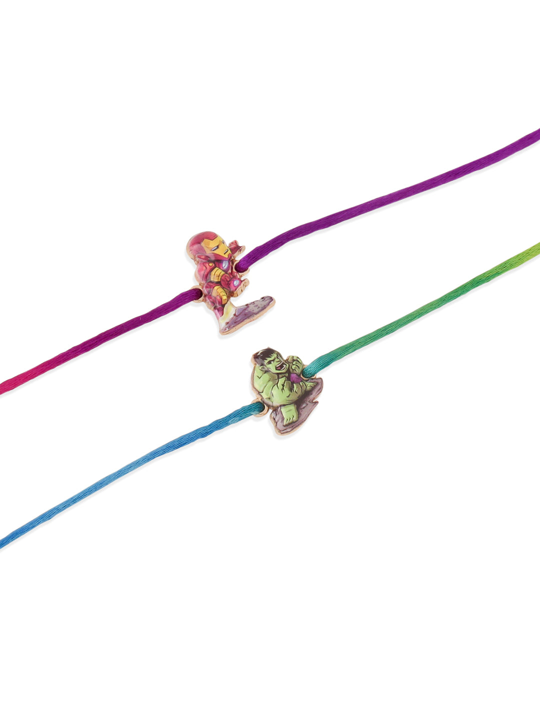 NVR Kids Set of 2 Cartoon Design Multicolor Thread Rakhi, Combo for Rakshabandhan | Grocsy