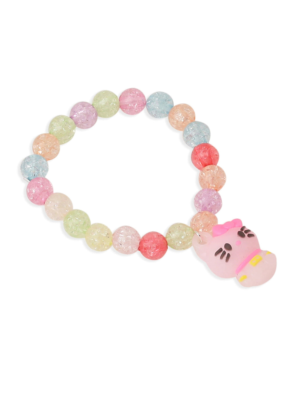 NVR Kids Set of 3 Cartoon Design Artificial Beads Thread Rakhi with Roli Chawal Chandan & Mishri | Grocsy