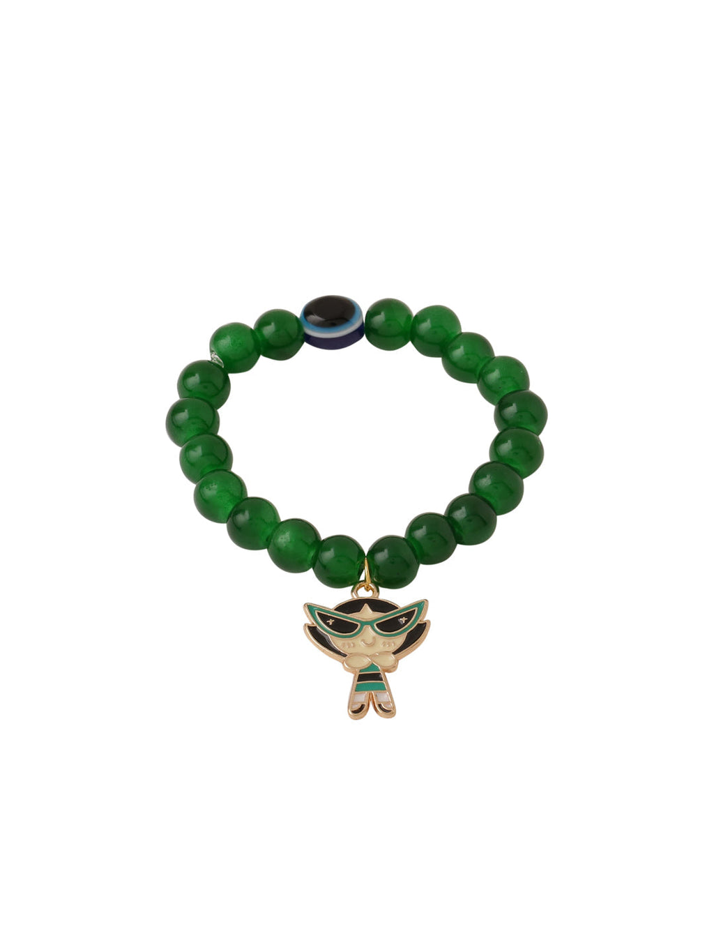 NVR Kids Cartoon Design Green Artificial Beads Thread Rakhi, Combo for Rakshabandhan | Grocsy