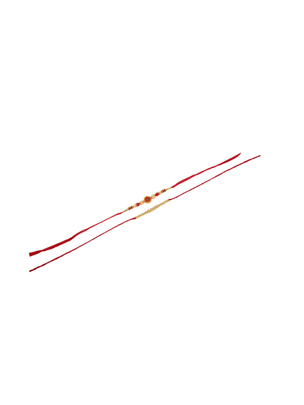 NVR Men's Set of 2 Red Religious Thread Rakhi, Combo for Rakshabandhan | Grocsy