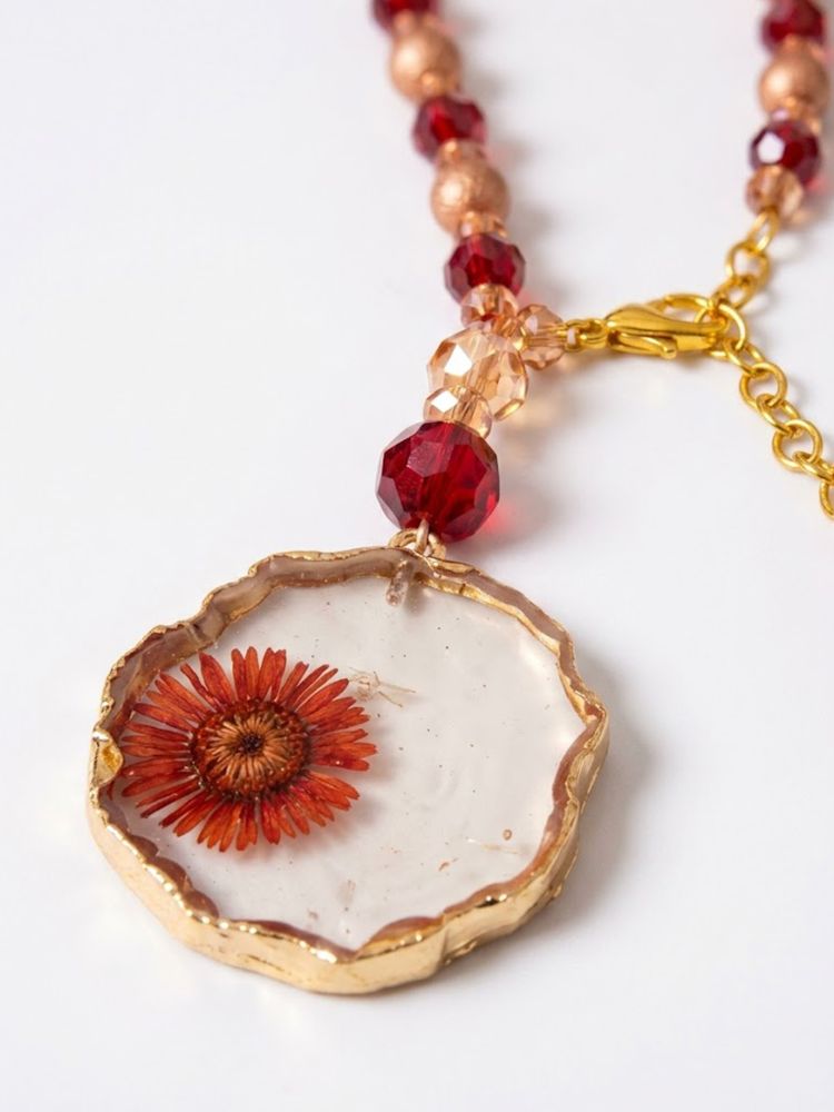 NVR Set of 2 Gold Toned Red Artificial Beads Bhaiya Bhabhi Rakhi With Roli Chawal Chandan | Grocsy