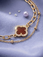 NVR Women Artrificial Stones Gold Plated Rakhi with Roli Chawal Chandan Mishri | Grocsy