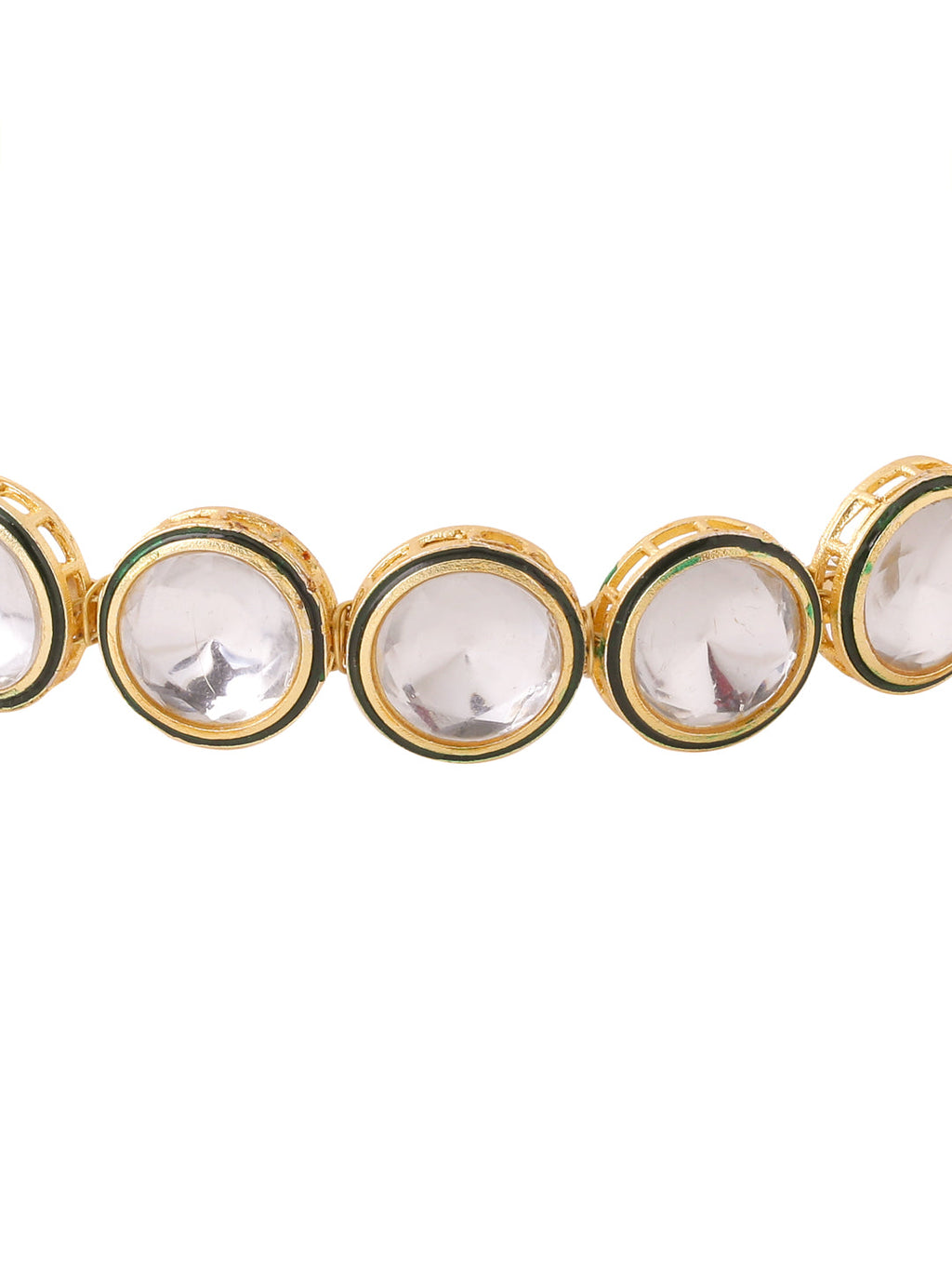 NVR Women Kundan Studded Hair Band | Grocsy