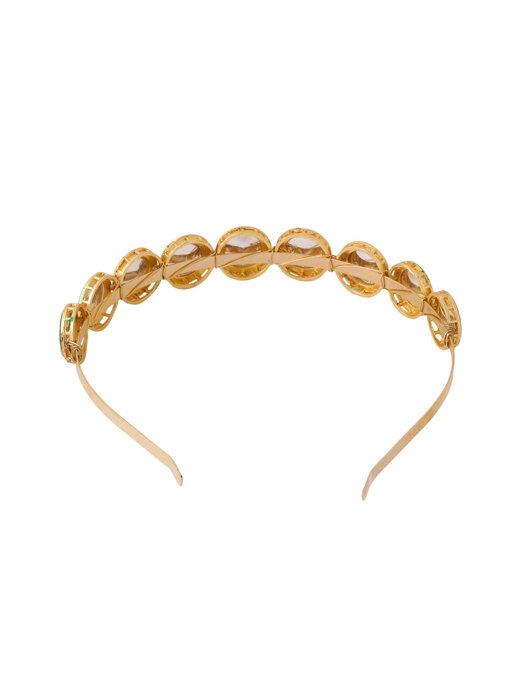 NVR Women Kundan Studded Hair Band | Grocsy