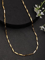 NVR Men Gold-Polished Stainless Steel Chain | Grocsy