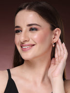 NVR Women's Set of 6 Rhodium-Plated Contemporary Half Hoop Earrings