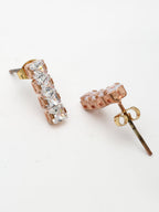 NVR Women's Rose Gold-Polished CZ-Studded Jewellery Set | Grocsy