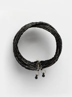 NVR Women's Black Artificial Beads Western Cuff Bracelet | Grocsy