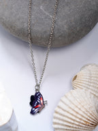 NVR Women's Silver-Plated Chain With Butterfly Pendant | Grocsy