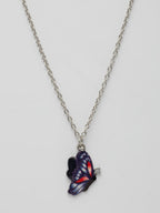 NVR Women's Silver-Plated Chain With Butterfly Pendant | Grocsy