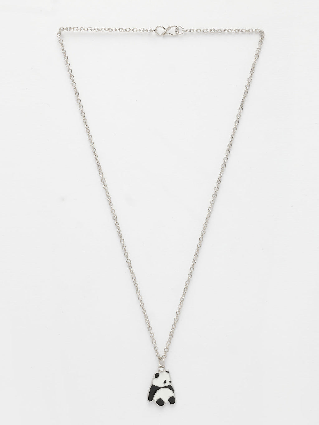 NVR Women's Silver-Plated Chain With Panda Pendant | Grocsy
