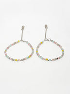 NVR Women's Multi-Coloured Artificial Beads Anklet | Grocsy