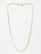 NVR Men's Gold-Polished Minimal Chain | Grocsy