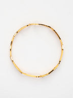 NVR Women's Set of 4 Gold-Polished Cubic Zirconia Stone Studded Bangles | Grocsy