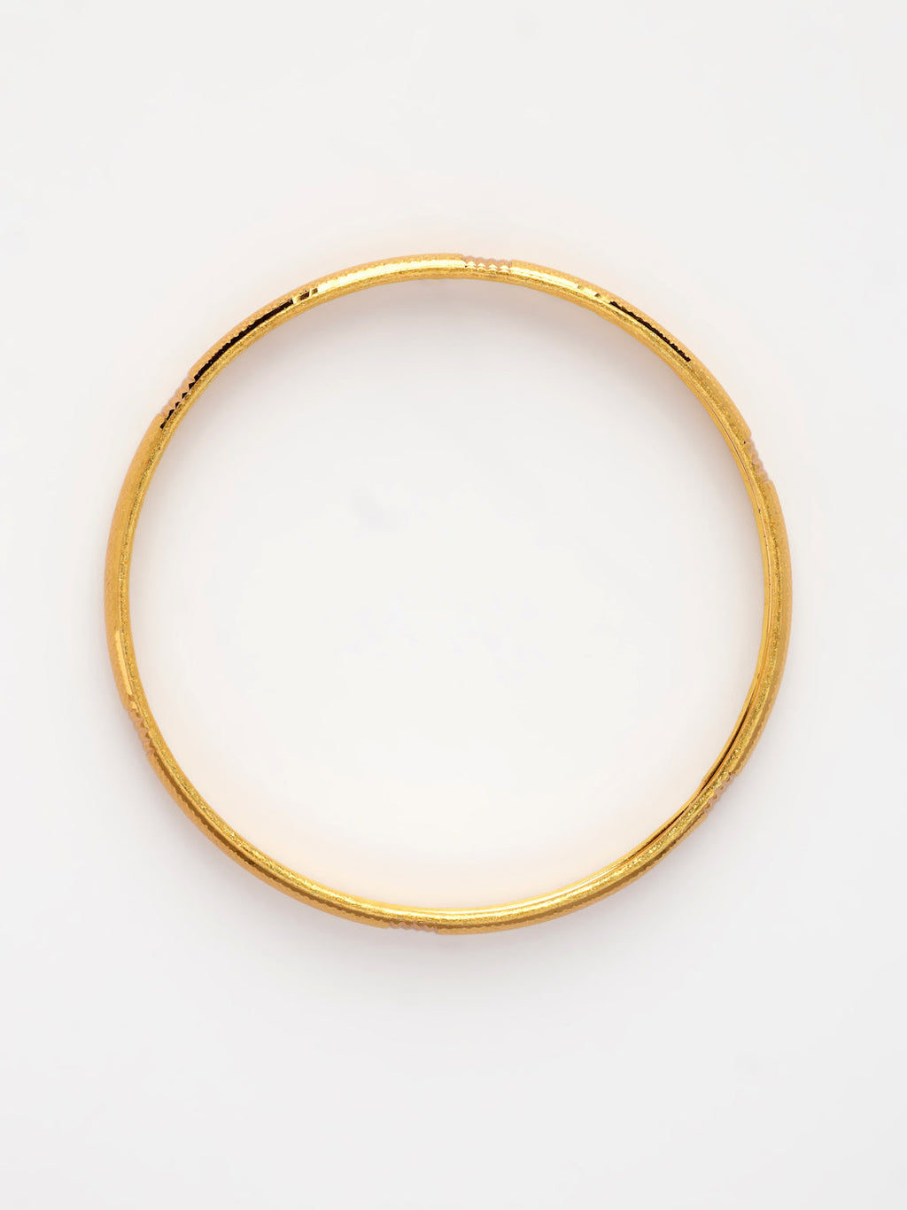 NVR Women's Set of 4 Gold-Polished Traditional Bangles | Grocsy