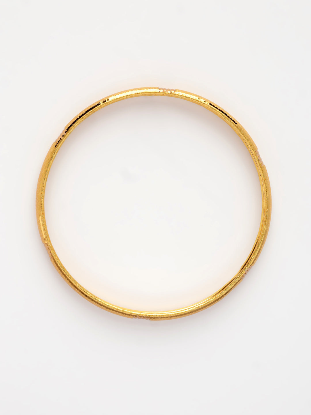 NVR Women's Set of 4 Gold-Polished Traditional Bangles | Grocsy