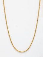 NVR Women's Gold-Polished Minimal Chain | Grocsy