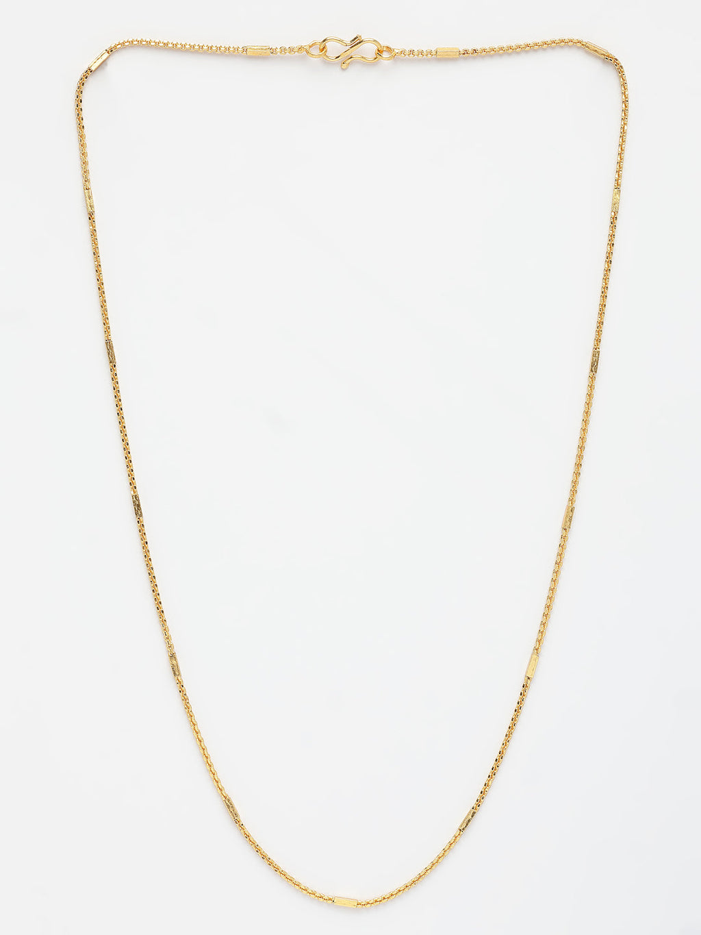 NVR Women's Gold-Polished Minimal Chain | Grocsy
