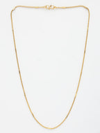 NVR Women's Gold-Polished Minimal Chain | Grocsy
