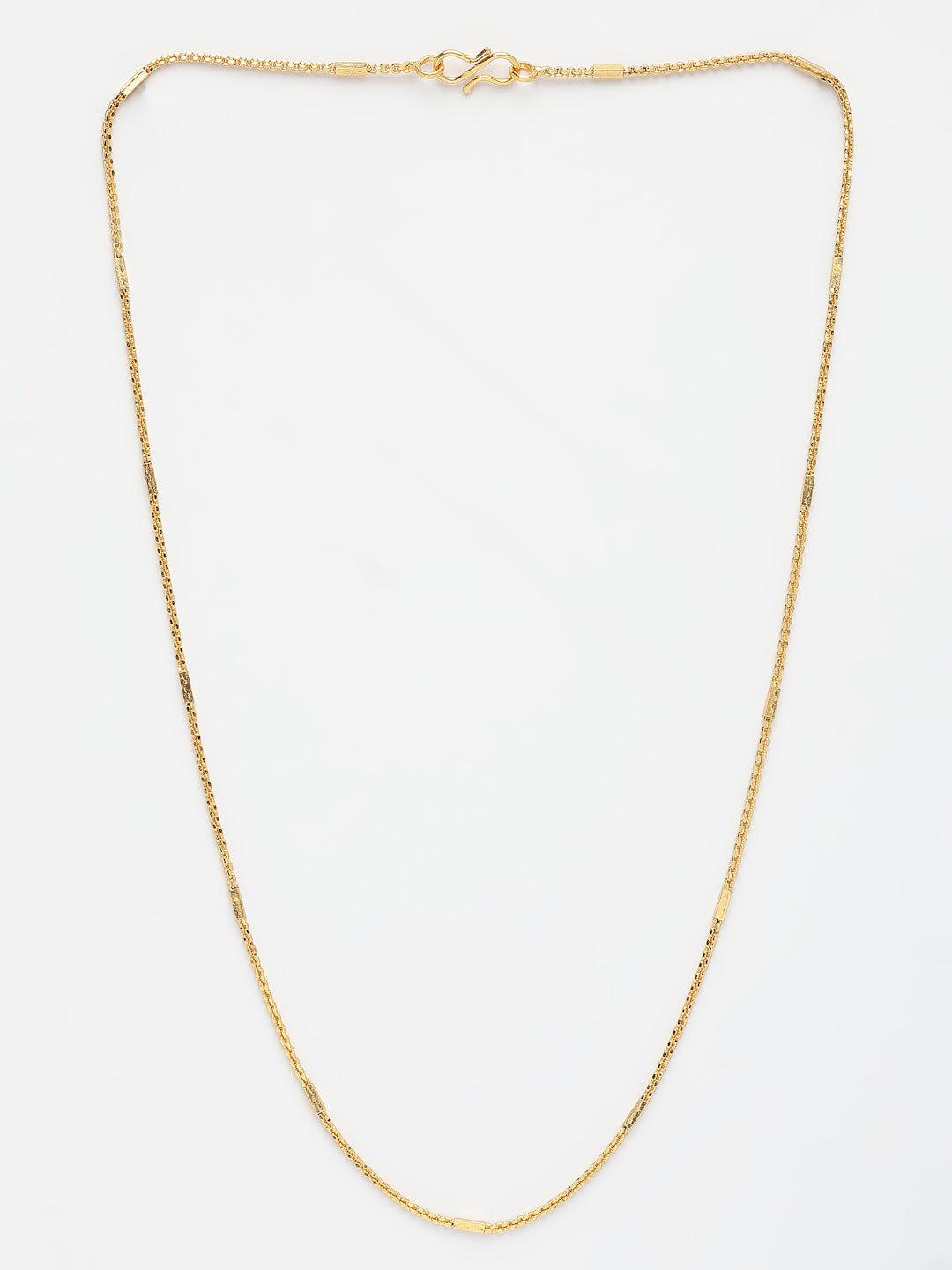 NVR Women's Gold-Polished Minimal Chain | Grocsy