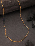 NVR Women's Gold-Polished Minimal Chain | Grocsy
