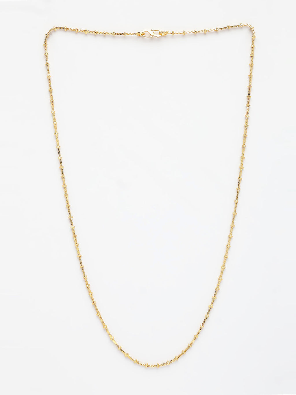 NVR Women's Gold-Polished Minimal Chain | Grocsy