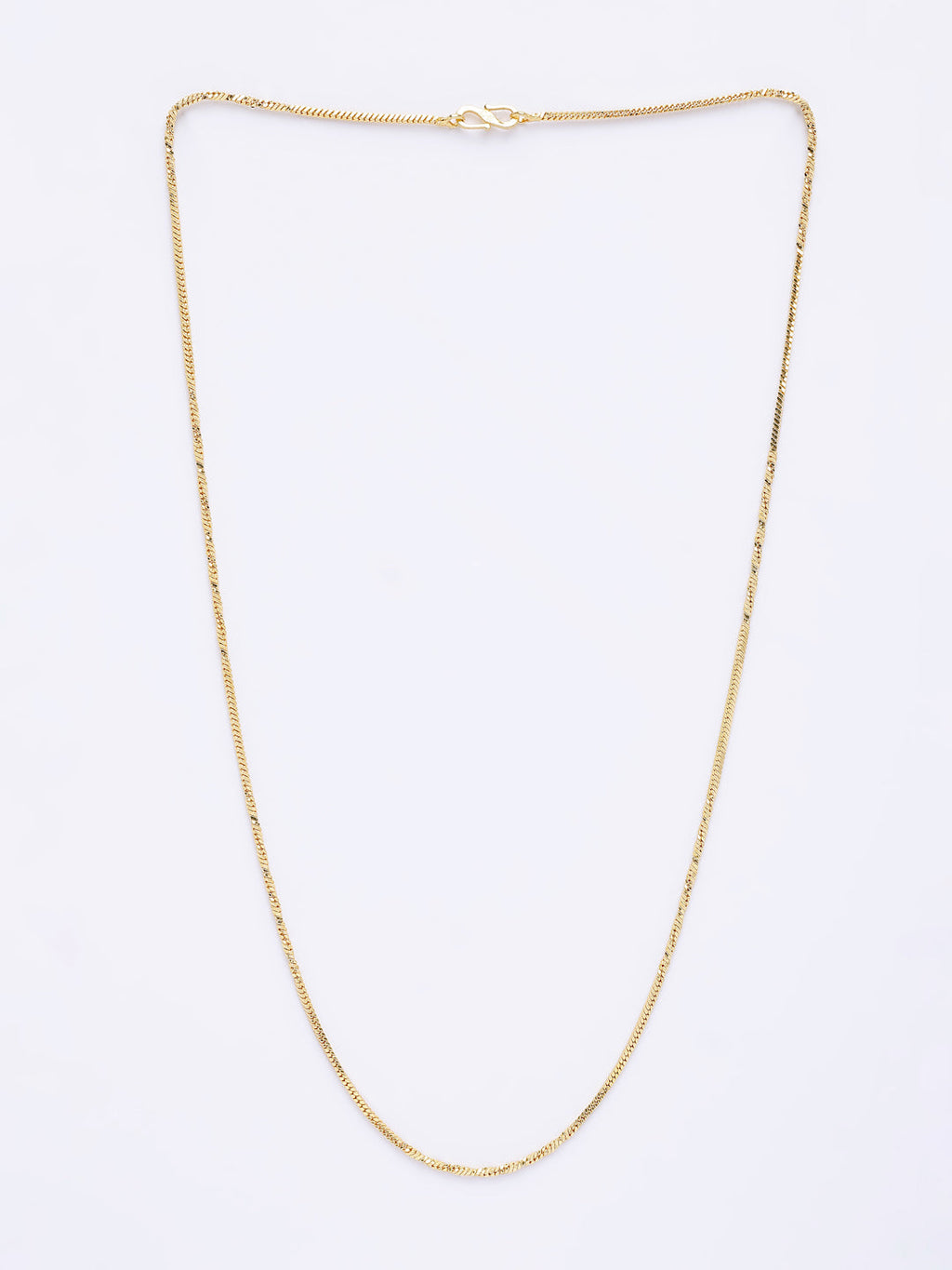 NVR Women's Gold-Polished Minimal Chain | Grocsy