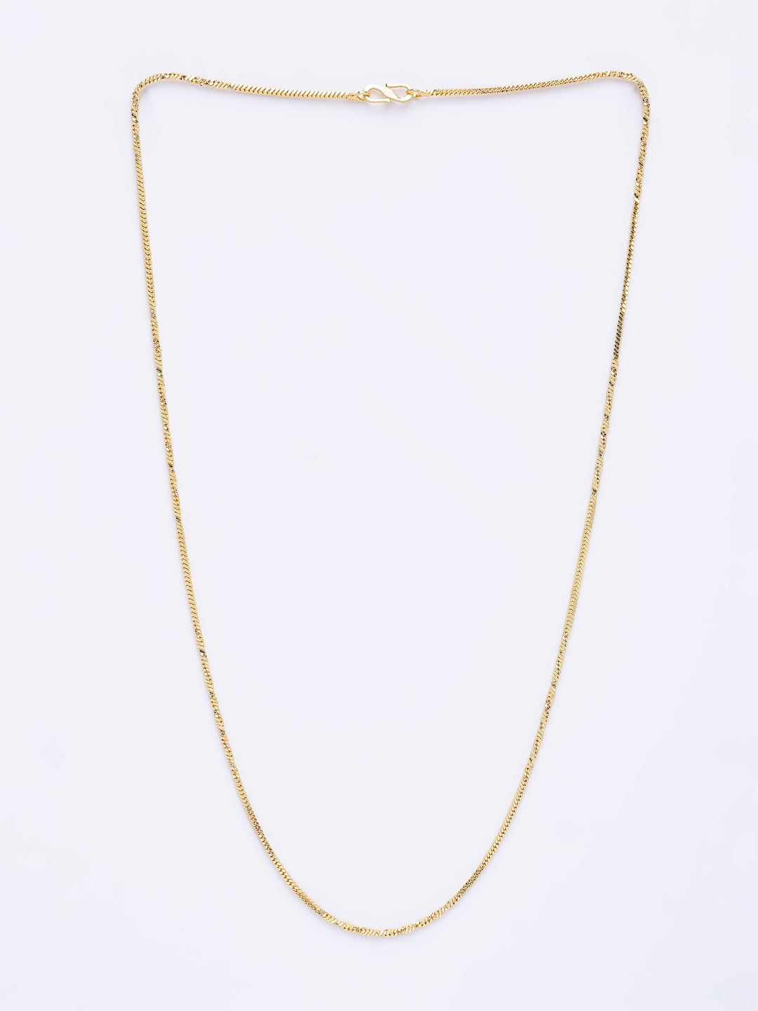 NVR Women's Gold-Polished Minimal Chain | Grocsy