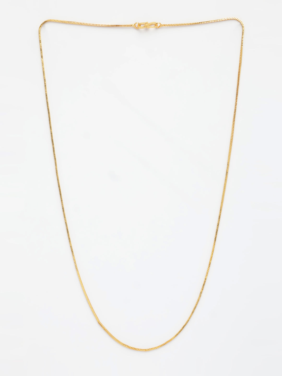 NVR Women's Gold-Polished Minimal Chain | Grocsy