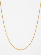 NVR Women's Gold-Polished Minimal Chain | Grocsy