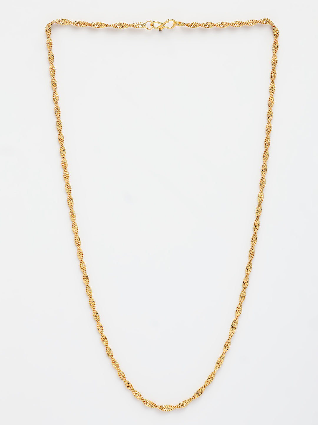 NVR Women's Gold-Polished Minimal Chain | Grocsy