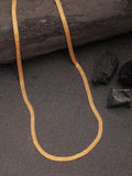 NVR Women's Gold-Polished Minimal Chain | Grocsy