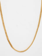 NVR Women's Gold-Polished Minimal Chain | Grocsy