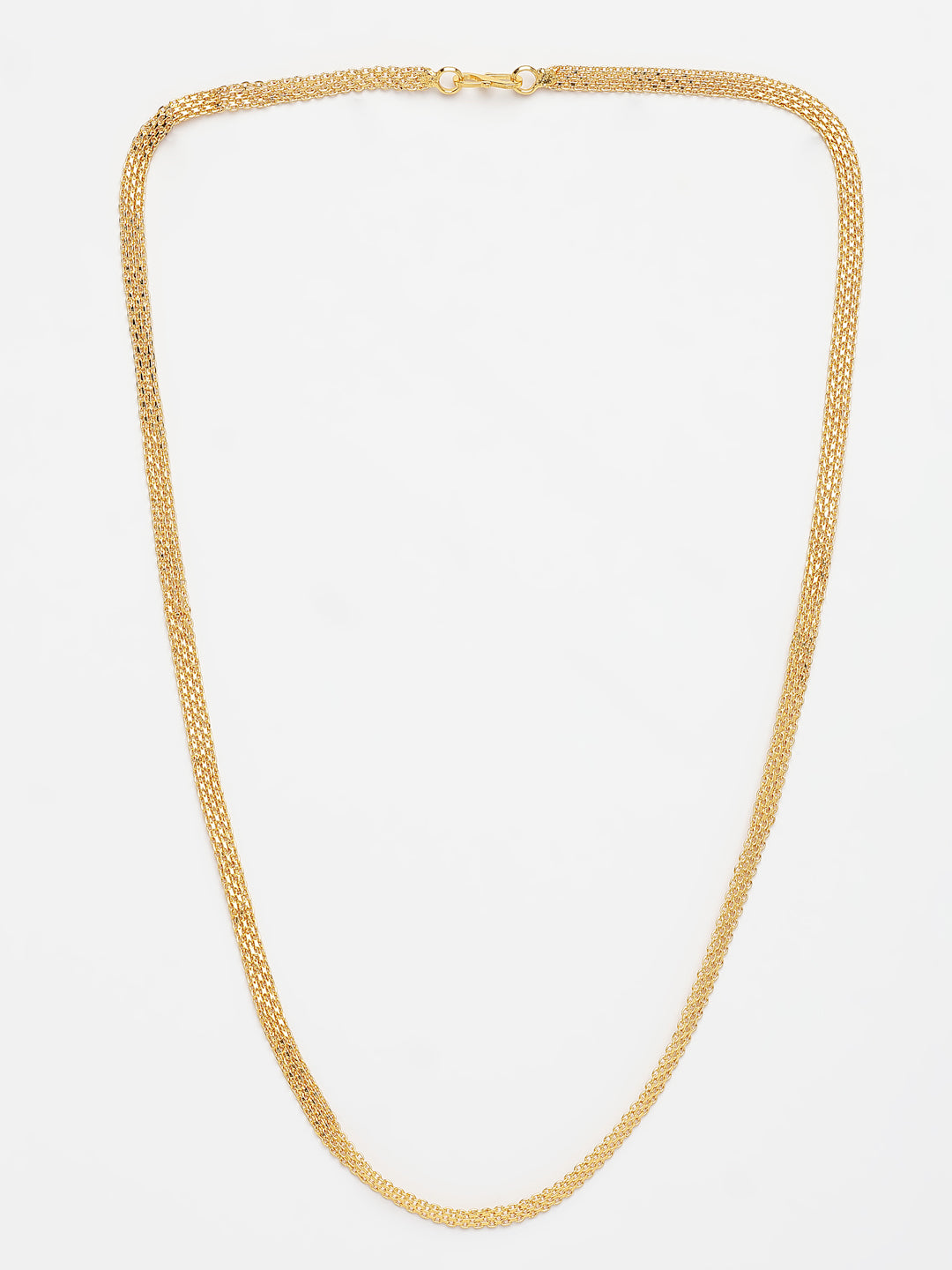 NVR Women's Gold-Polished Minimal Chain | Grocsy