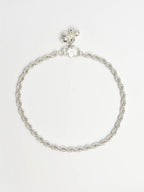 NVR Women's Pair of 2 Silver-Plated Anklets | Grocsy