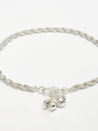 NVR Women's Pair of 2 Silver-Plated Anklets | Grocsy