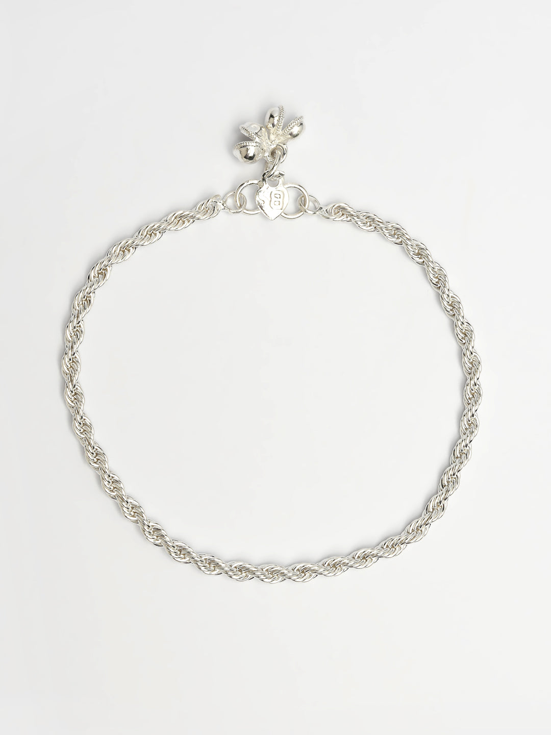 NVR Women's Pair of 2 Silver-Plated Anklets | Grocsy