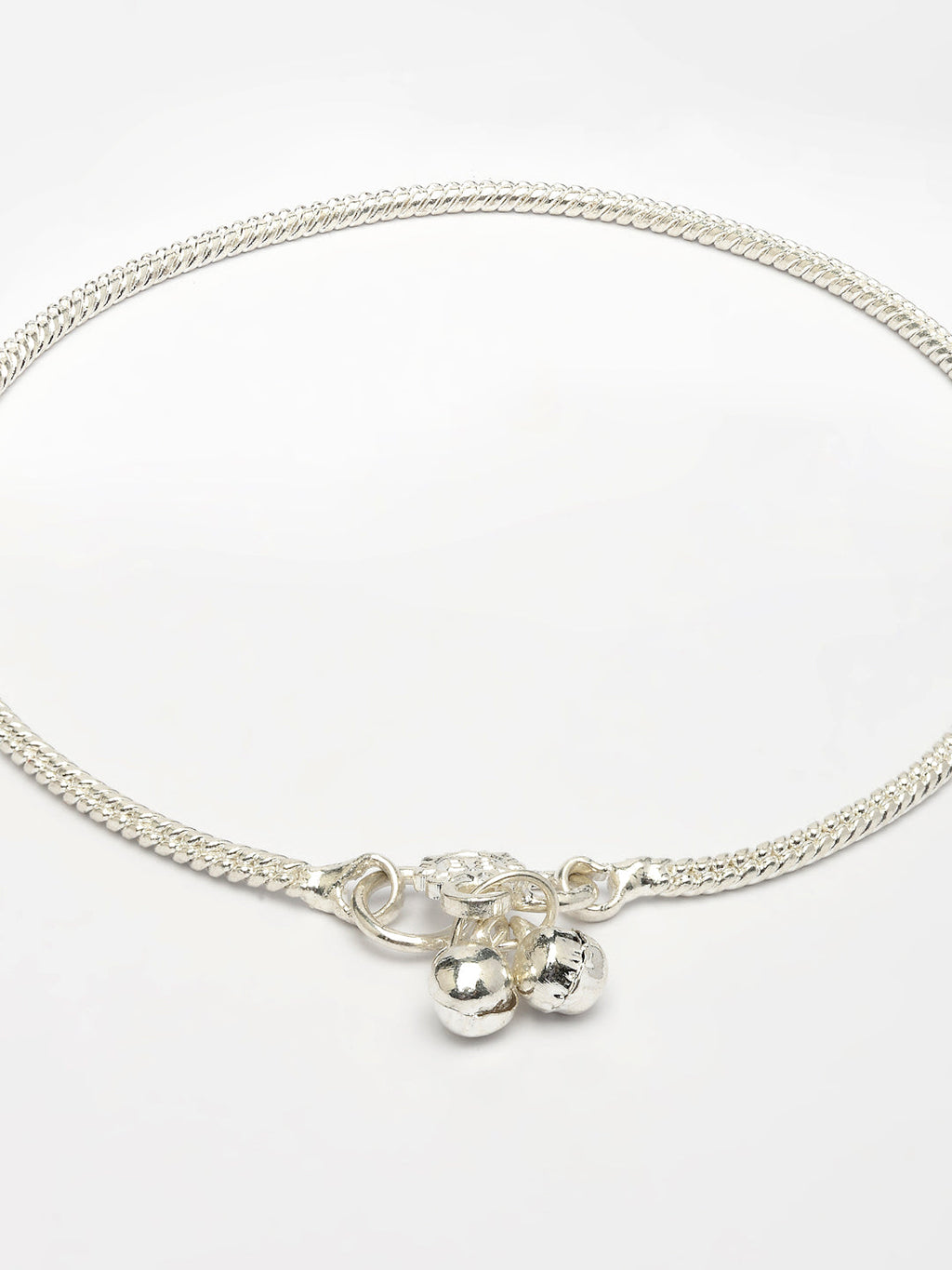 NVR Women's Pair of 2 Silver-Plated Anklets | Grocsy