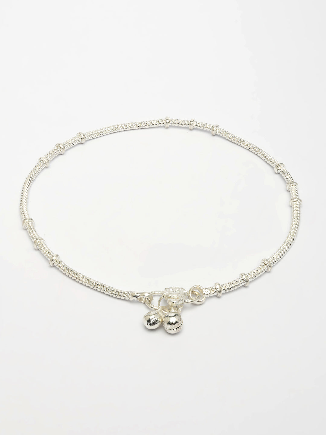 NVR Women's Set of 2 Silver-Plated Anklets | Grocsy